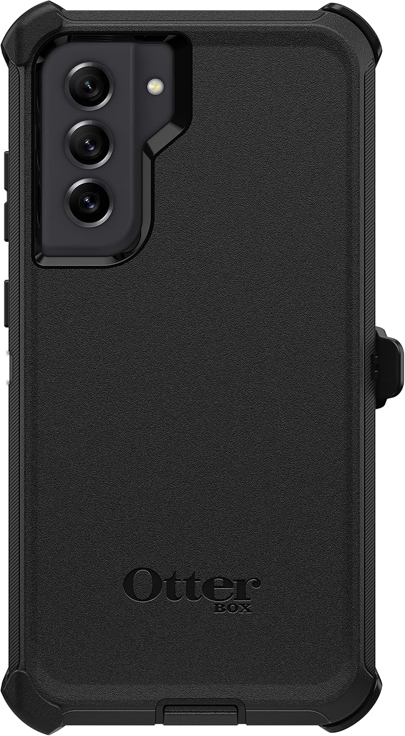 OtterBox Defender Case for Galaxy S21 FE 5G, Shockproof, Drop Proof, Ultra-Rugged, Protective Case, 4X Tested to Military Standard, Black
