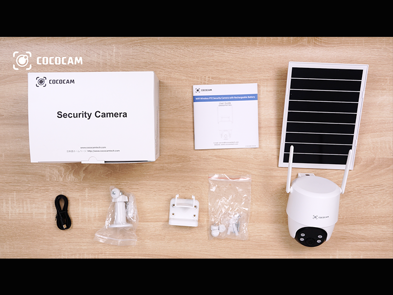 Amazon.co.jp: COCOCAM 24時間365日録画防犯カメラ 屋外 ソーラー AOV