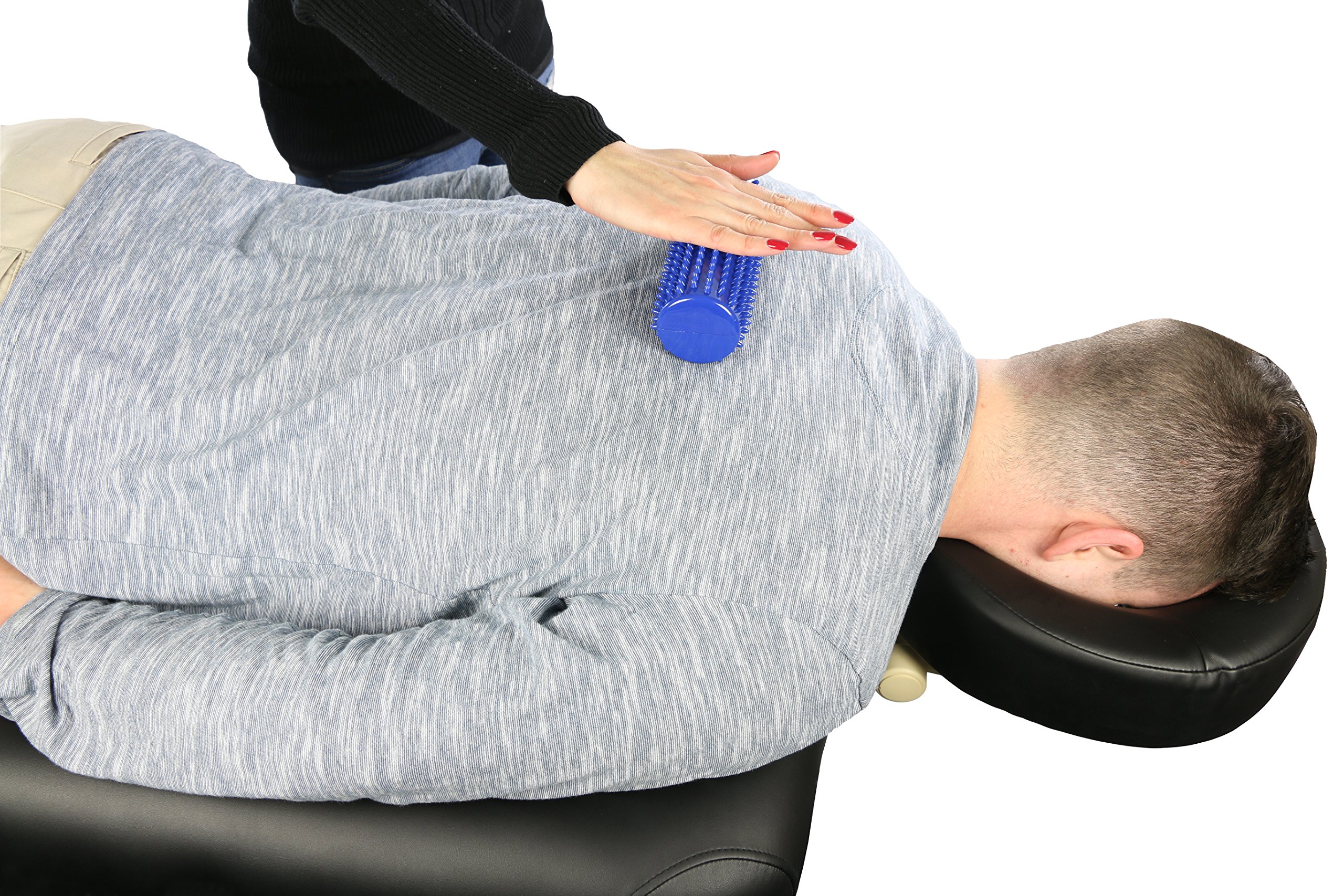 CanDo Massagerolle, Wellnessrolle, 16 x 6,5 cm, blau, 2 Stück