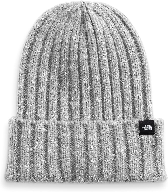 light grey north face beanie