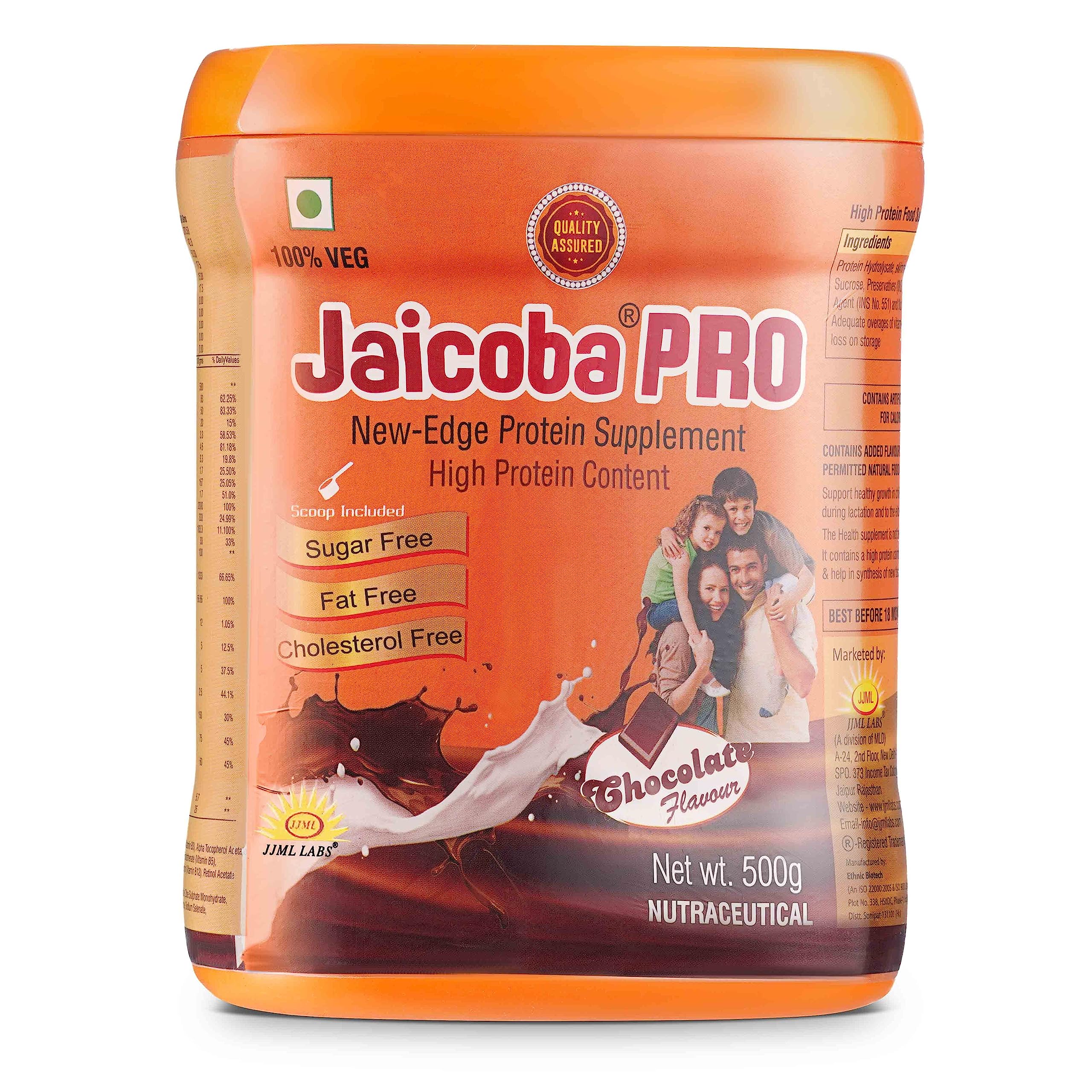 Jaicoba Pro-Vegetarian Sugar,Fat & Cholesterol Free Whey Protein Powder (B09PVDNJ2X) Amazon Price History, Amazon Price Tracker