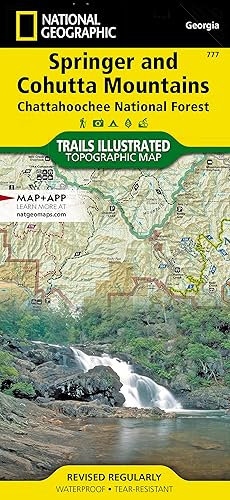 Springer and Cohutta Mountains Map [Chattahoochee National Forest] (National Geographic Trails Illustrated Map, 777)