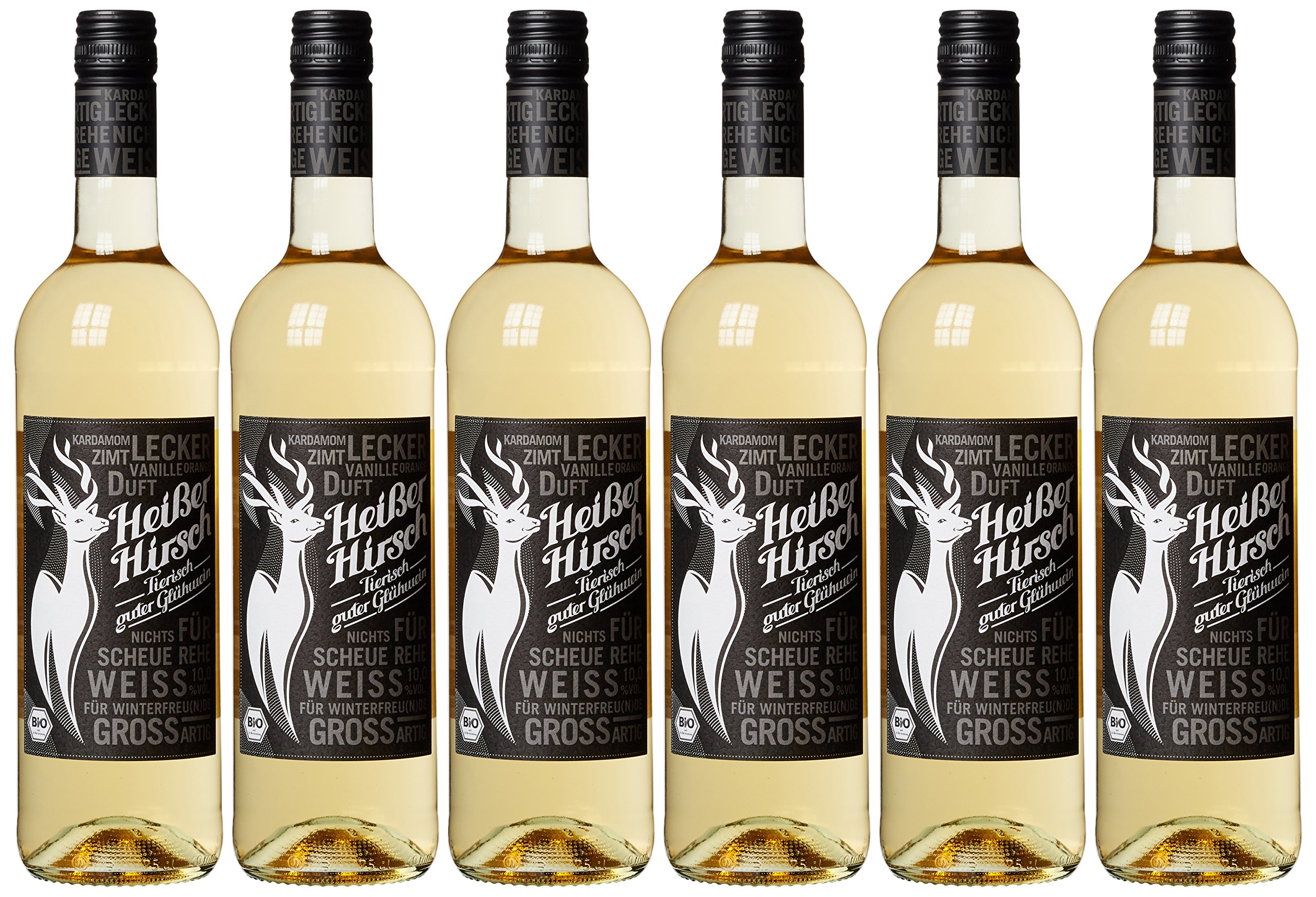 Heißer Hirsch Bio Glühwein weiß (6 x 0.75 l)