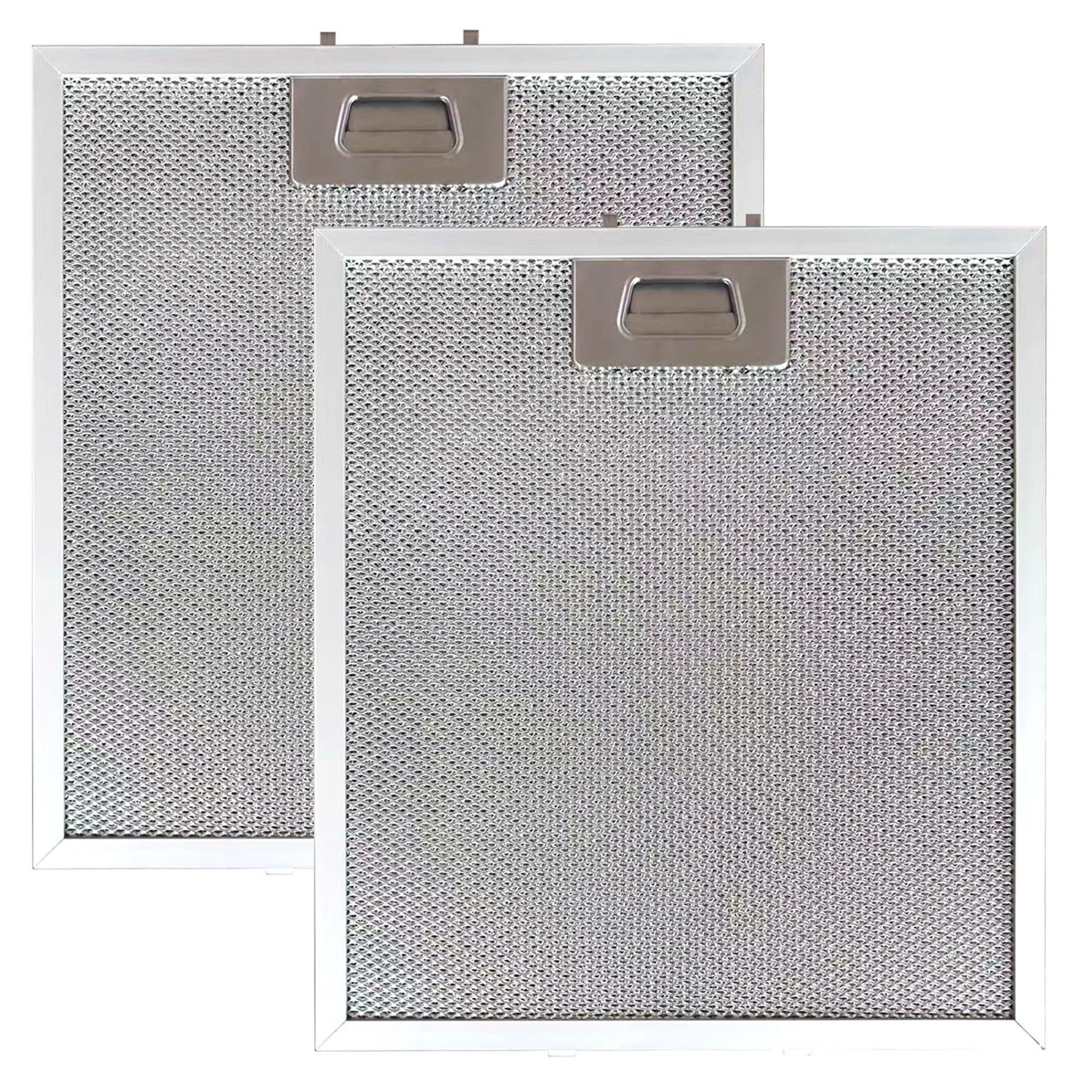 Filtros para campana extractora y ventilación de estufa, rejillas plateadas de 10.51x12.01"
