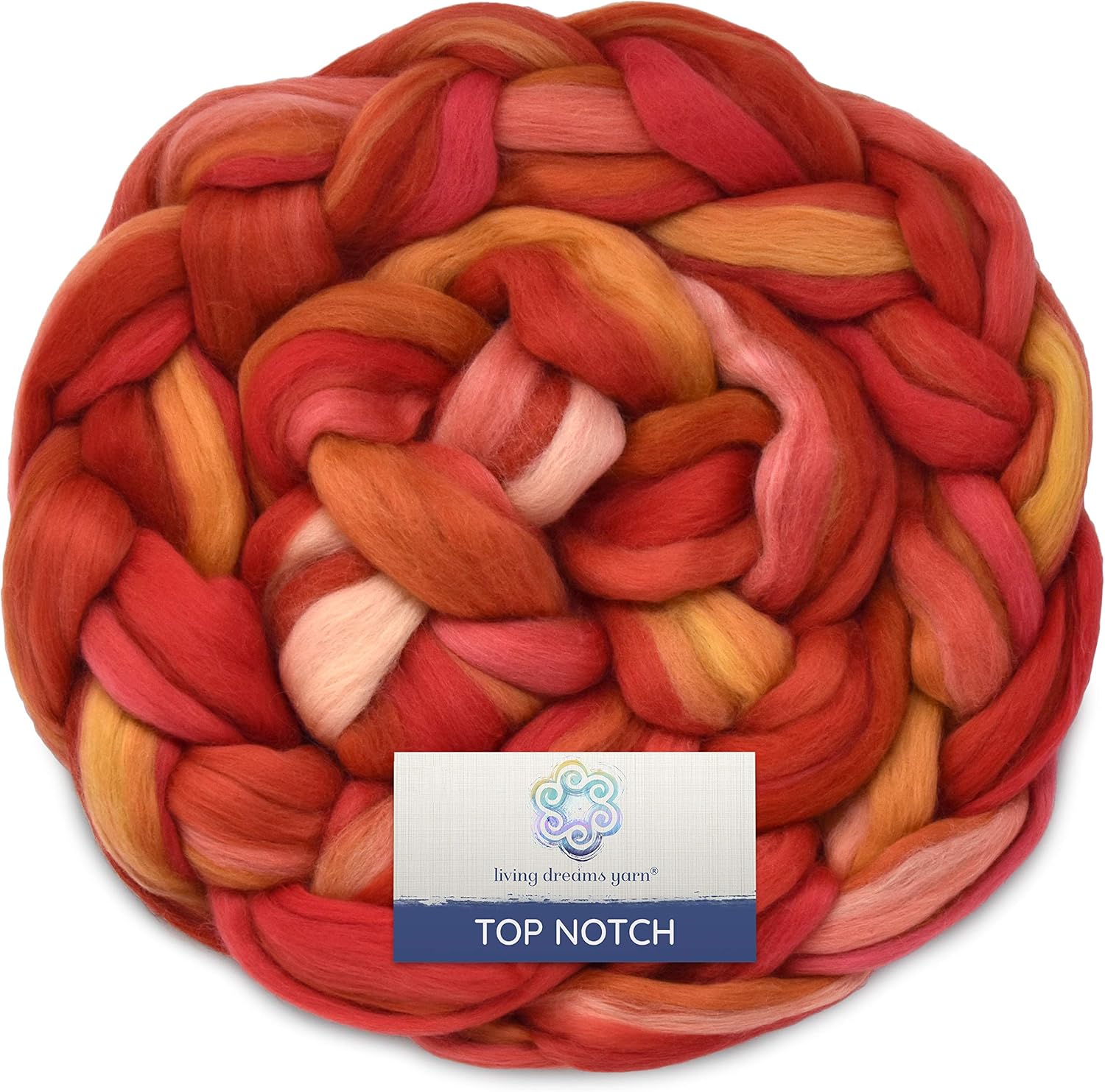 Top Notch Superfine Merino Fiber for Spinning & Felting. Super Soft Combed top roving in Stunning Color Blends, Whirled Peas