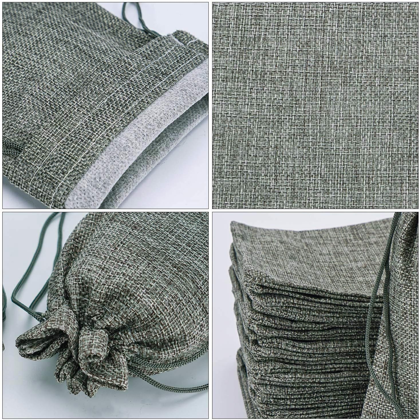Fеаturеd Prоduсt Burlap Drawstring Bags, EUSOAR 6.7 x 9.0 Gift Bags 50 pcs, Linen Bags with Drawstring,Recyclable Sacks, Handmade Shopping Business Jewelry Cosmetics Souvenir Bags, Wedding Party Present Pouches -Grey Frее Shірріng 🛒 Burlap Drawstring Bags, EUSOAR 6.7 x 9.0 Gift Bags 50 pcs, Linen Bags with Drawstring,Recyclable Sacks, Handmade Shopping Business Jewelry Cosmetics Souvenir Bags, Wedding Party Present Pouches -Grey