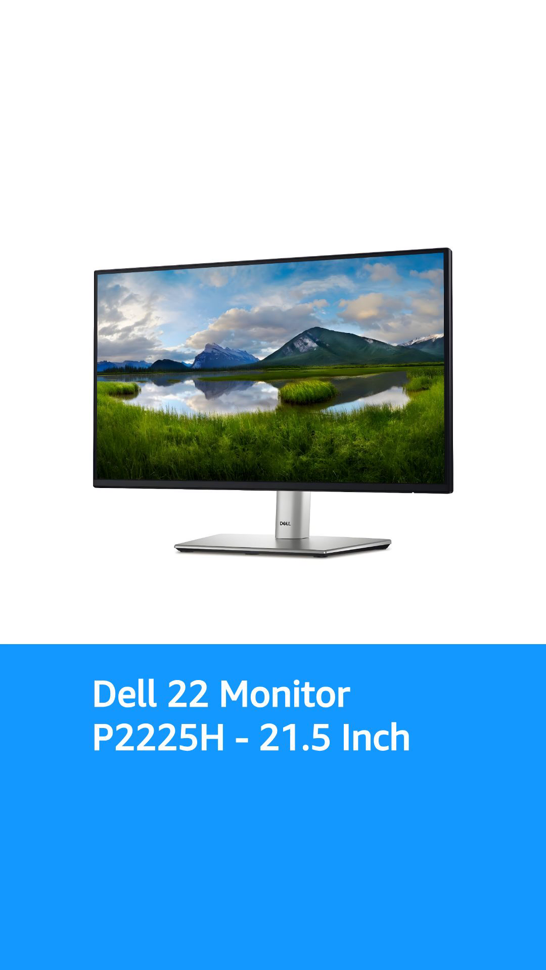 Dell 22 Monitor - P2225H - 21.5 Inch Full HD (1920 × 1080), 100 Hz