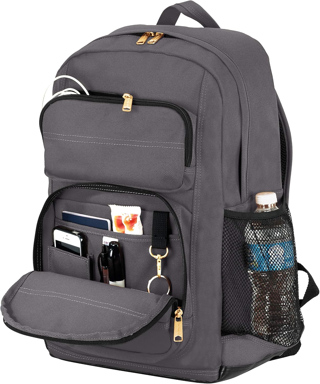 Holiday Deals 🛒 Carhartt Legacy Standard Work Backpack with Padded Laptop Sleeve and Tablet Storage, Grey