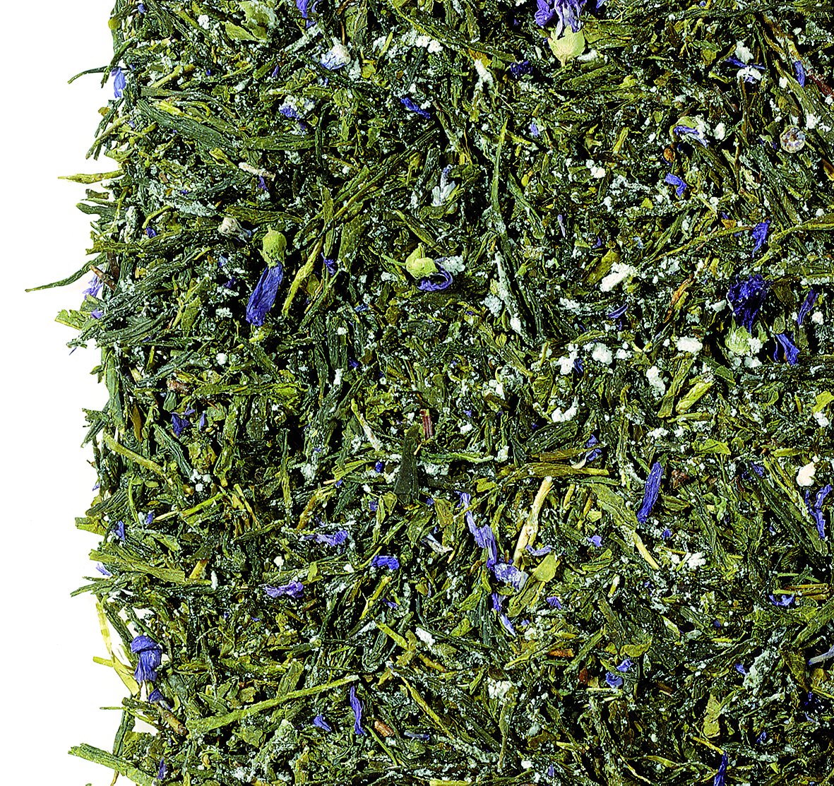 1 kg Grünteemischung Sencha Kombucha Pflaumen-Note aromatisiert