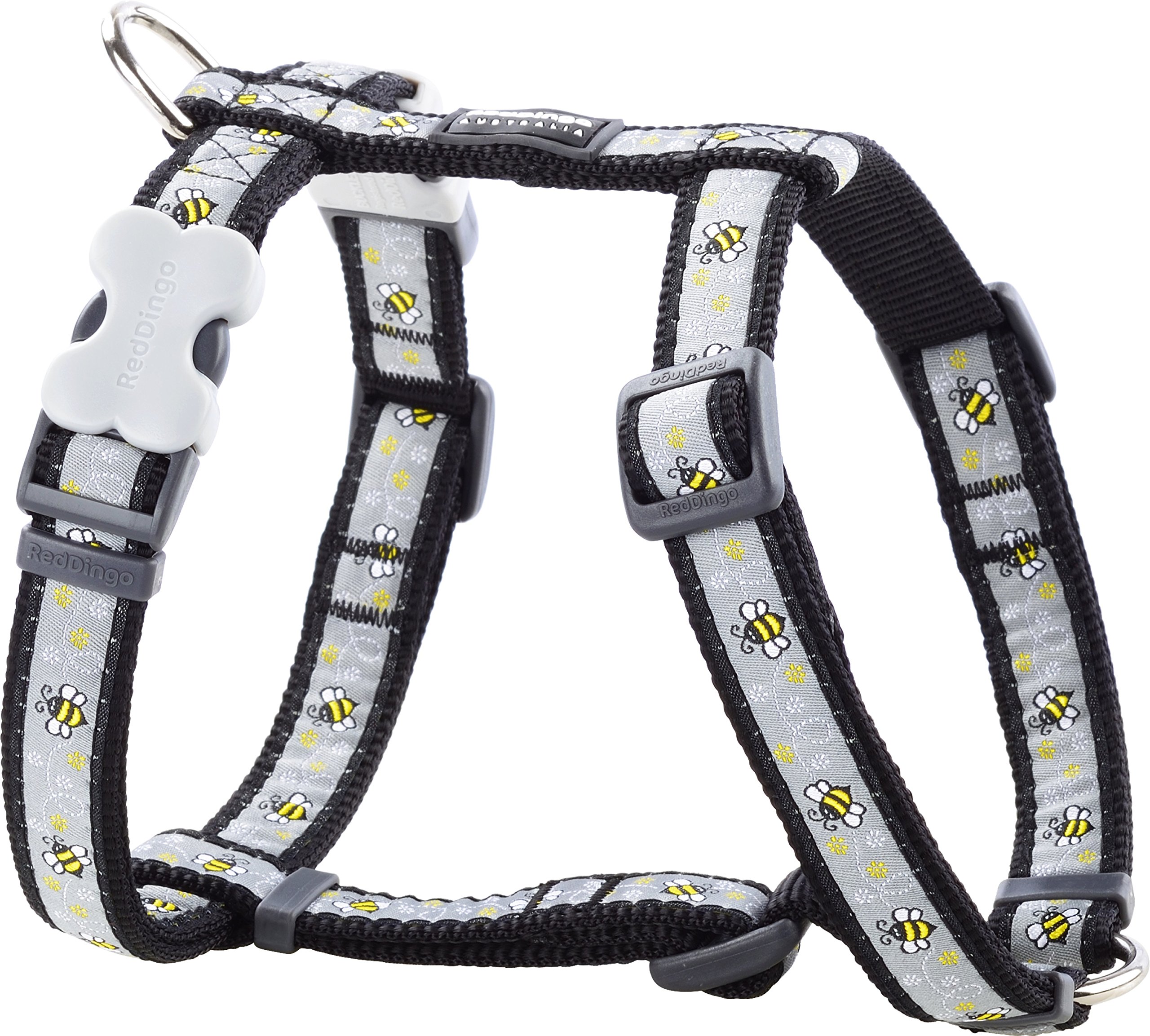 Harnais Red Dingo Bumblebee Noir pour Grand Chien en Taille L