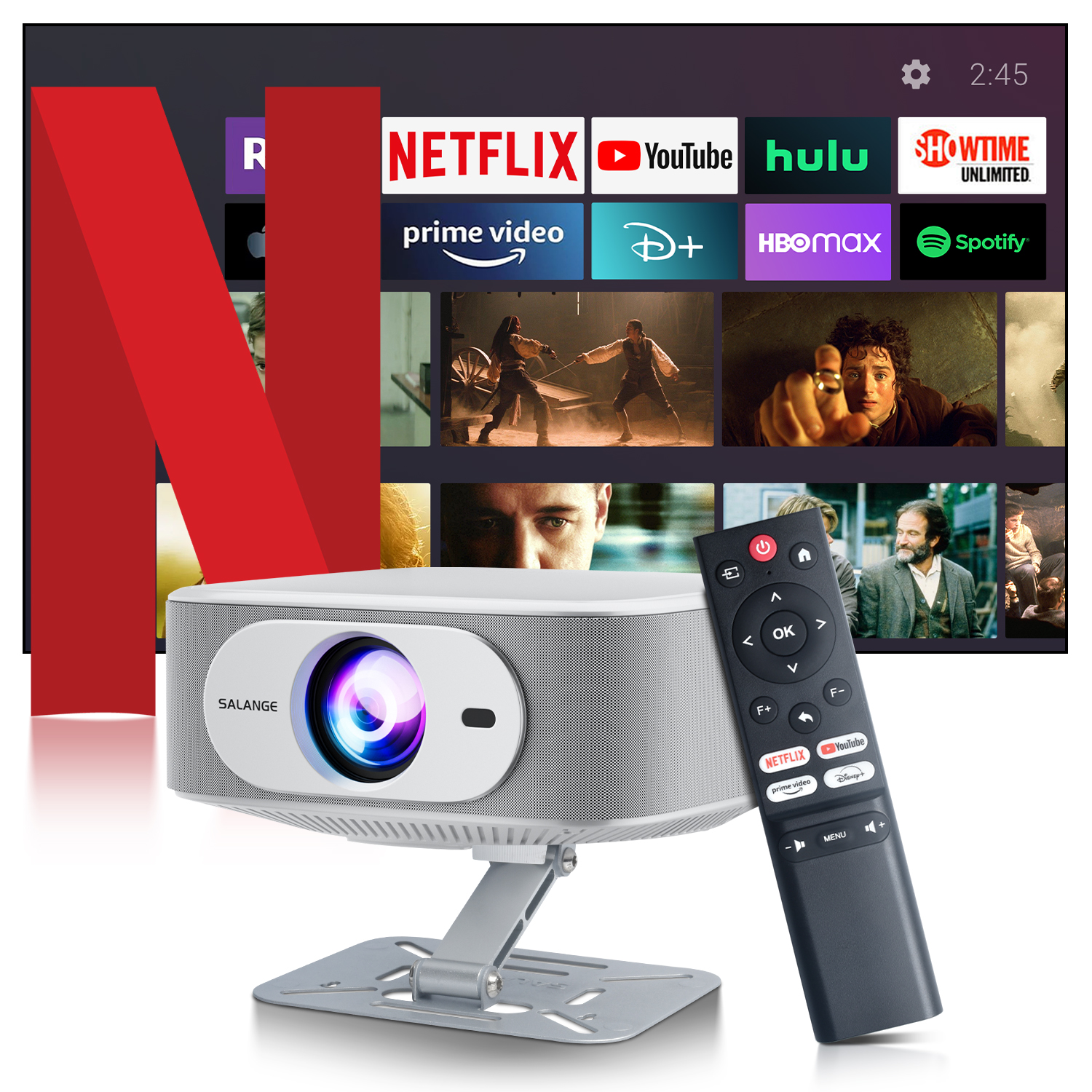Coil Netflix公式プロジェクター 800ANSI 1080P Coil Netflix公式プロジェクター 800ANSI 1080P Coil Netflix