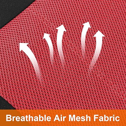 Miniatura 10 de CAROMOP Juego completo de fundas de asiento de automóvil 3D de alta calidad, lavables y transpirables, fundas de asiento para interiores de