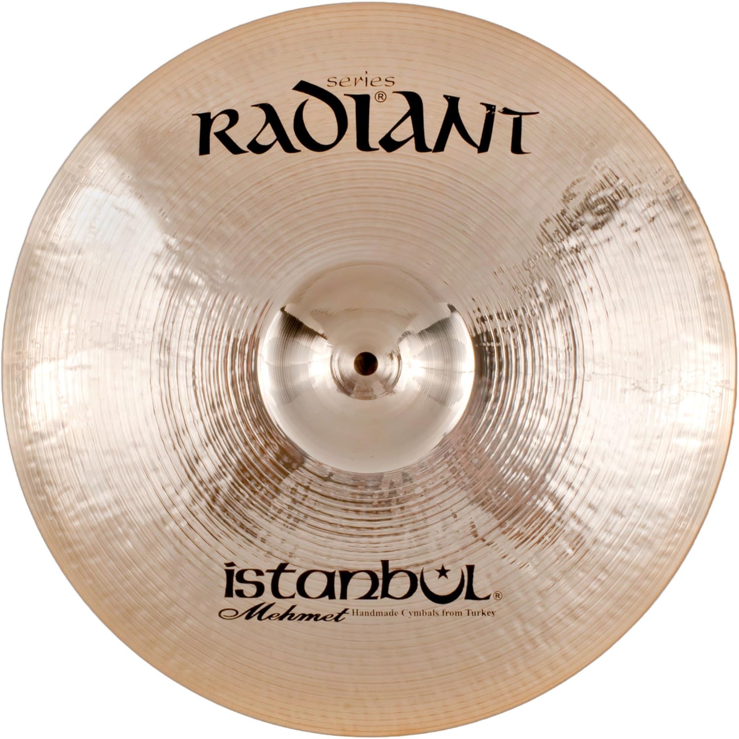 Istanbul Mehmet Cymbals Modern Series R-CRR17 17-Inch Radiant Rock Crash Cymbal
