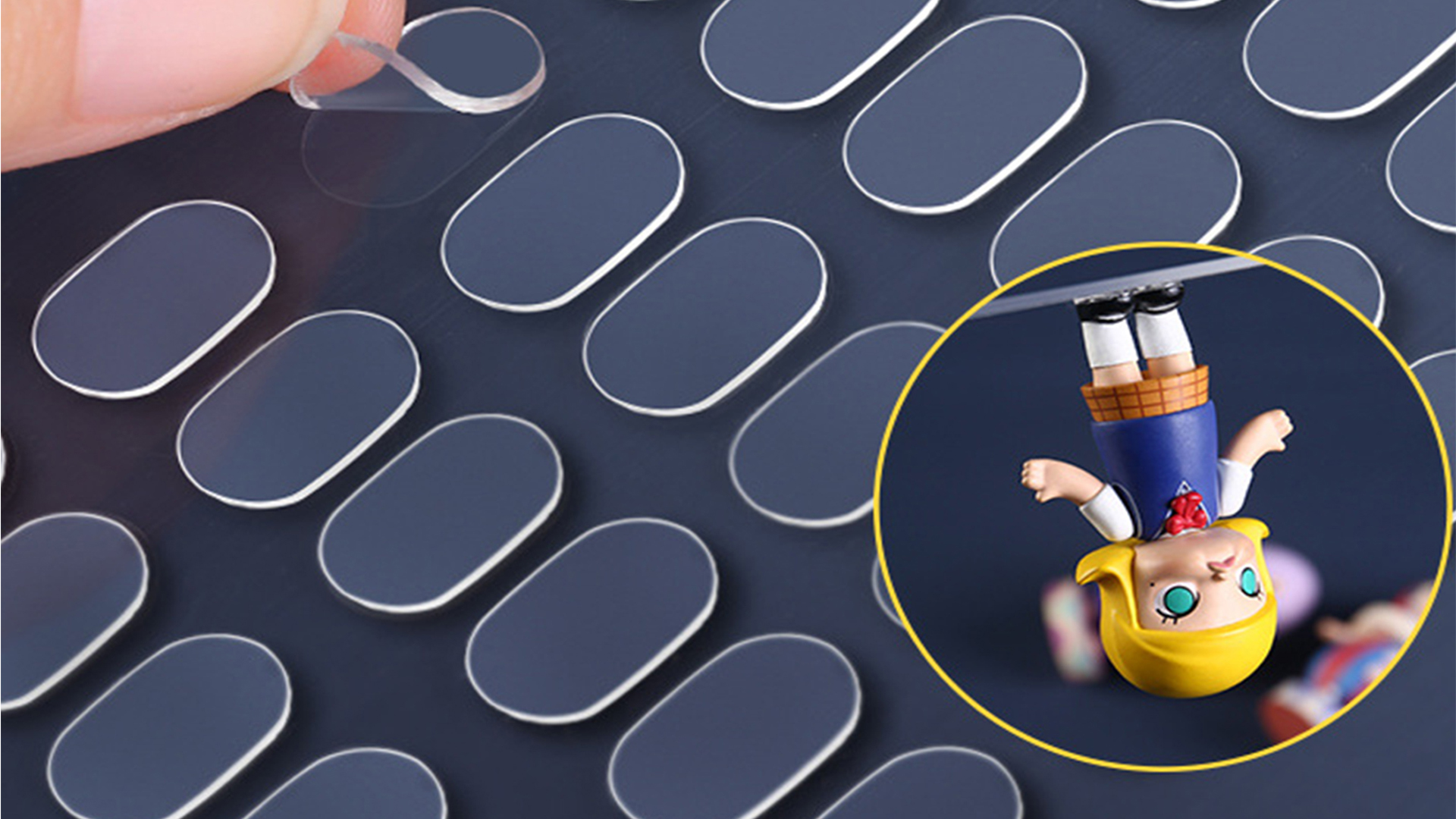 Adhesive Stick dots Two-Sided Sided Mounting Putty Stick Tack for Wall Hanging Crafts Balloons Festival Party Decorations,Clean Removable(0.31"*0.51"-300) - Image 8