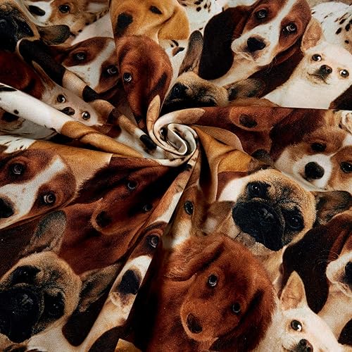 Miniatura 3 de One Of A Kind Puppies Multi, tela por yarda