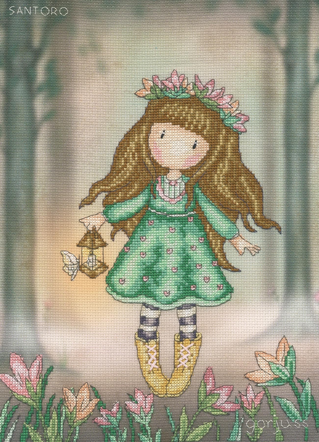Bothy Threads Multi Counted Cross Stitch Kit - Woodland Wildflower