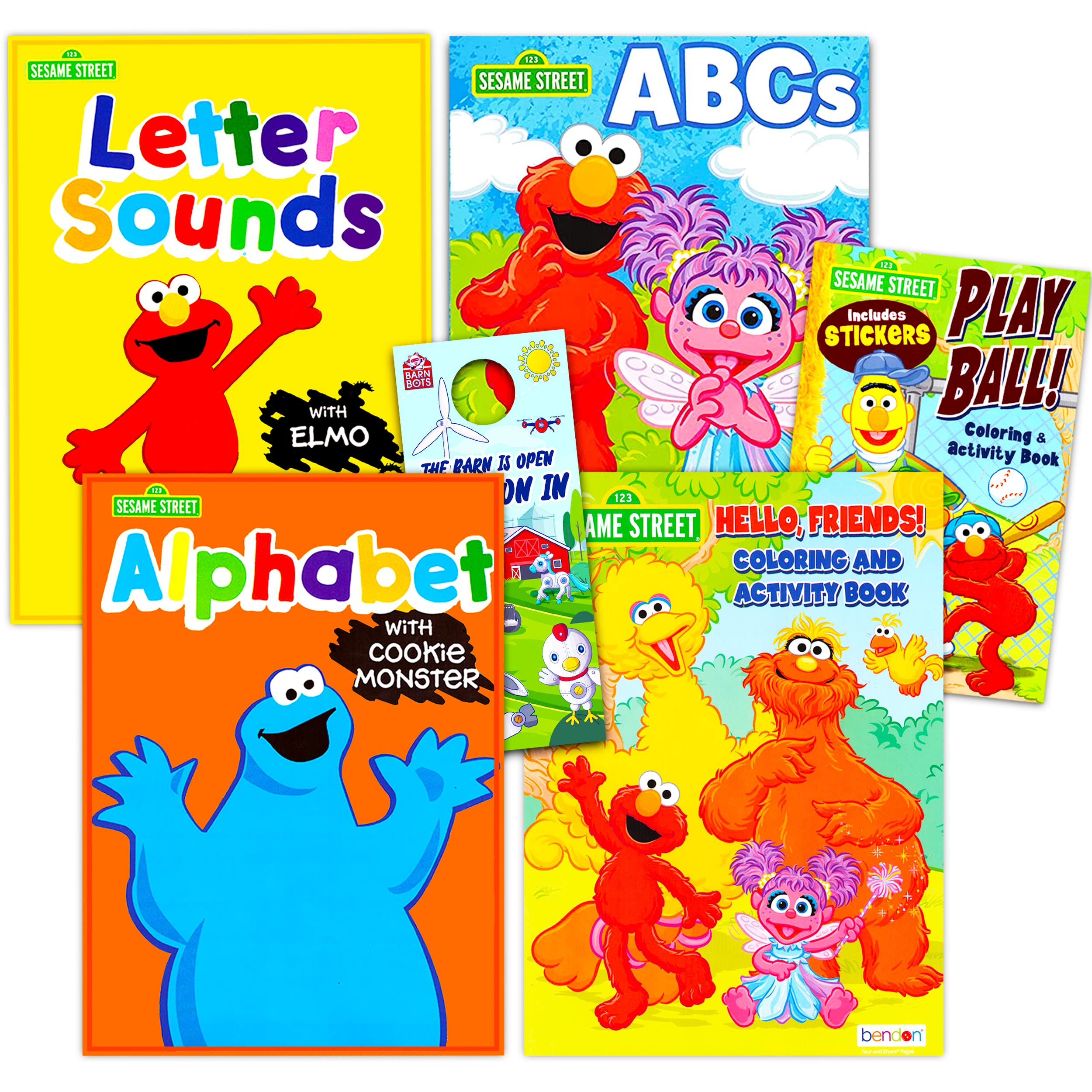 Buy Sesame Street Coloring Book Super Set 5 Book Bundle With Coloring 