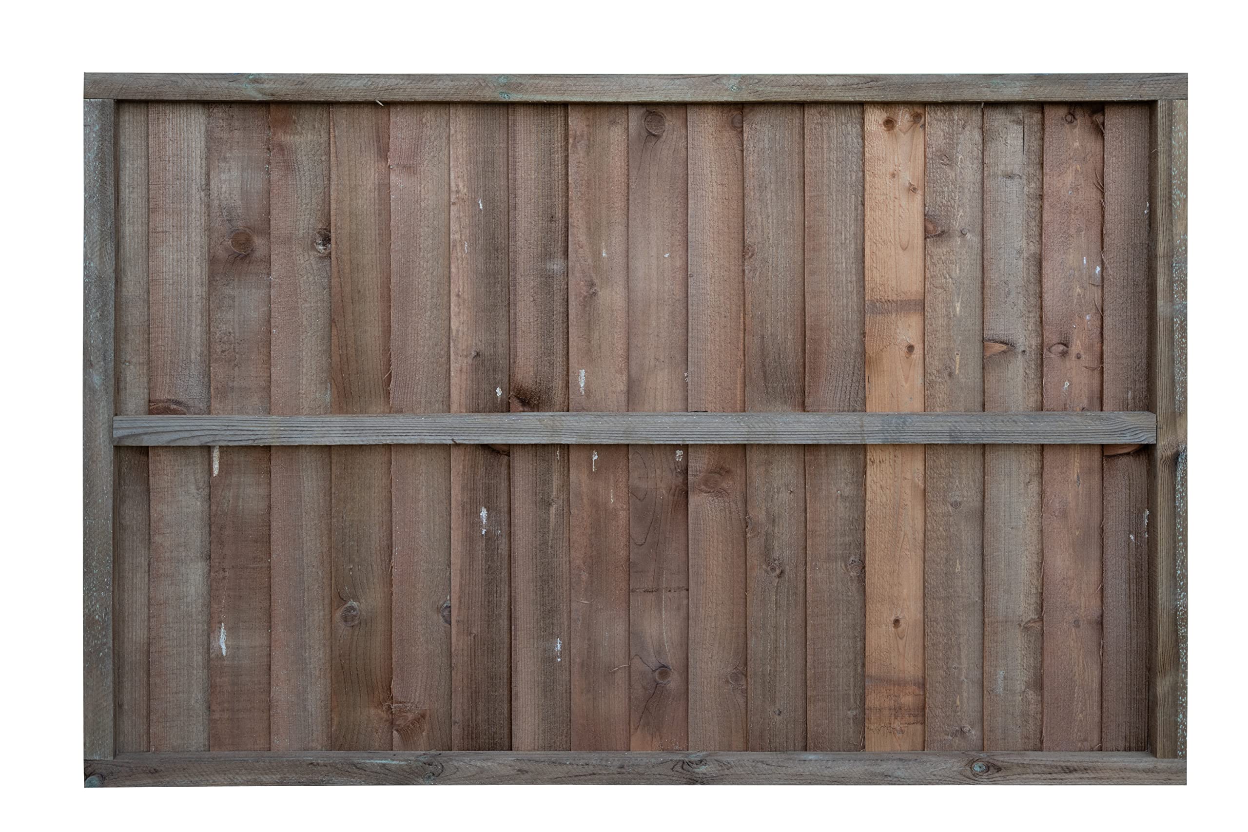 Arbor Garden Solutions Premium Closeboard Fence Panel, Heavy Duty Vertical Feather Edge, Pressure Treated Timber,1828mm Width, Multiple Heights Available (Brown, 4ft)