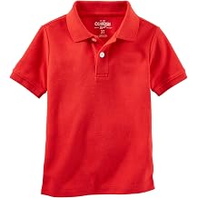 Oshkosh B'gosh Boys S/s Red Pique Polo; 6 Kids