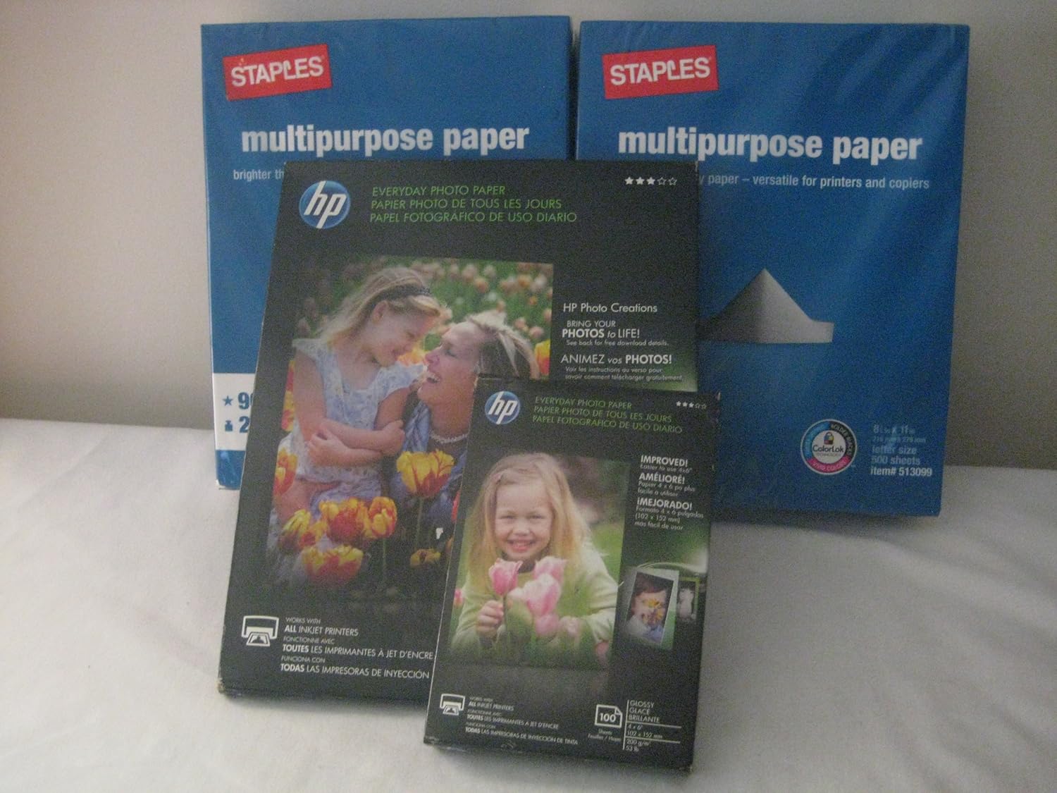 Staples Multipurpose Paper Brighter than copy Paper