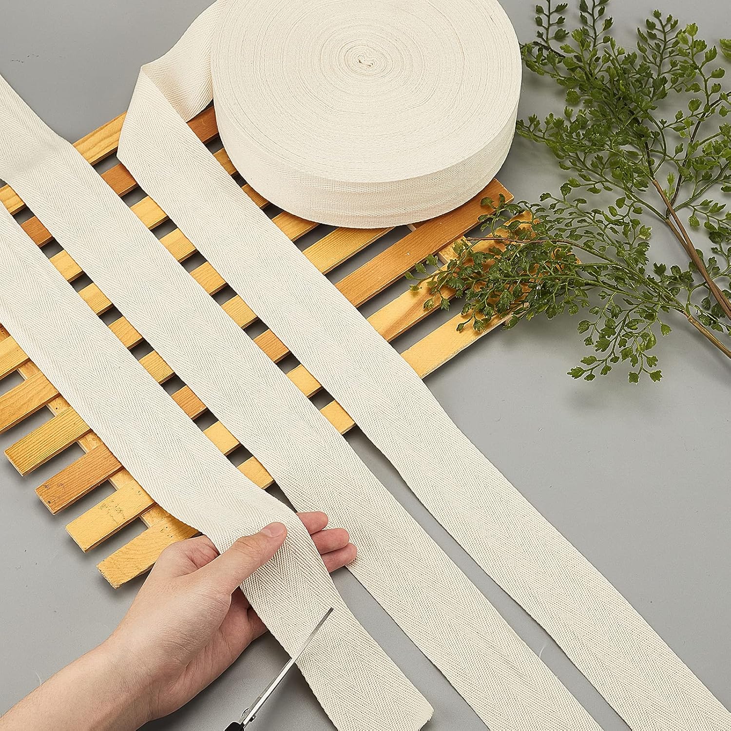 nbeads 50 Meter/Cotton Ribbon Ribbons - Image 5
