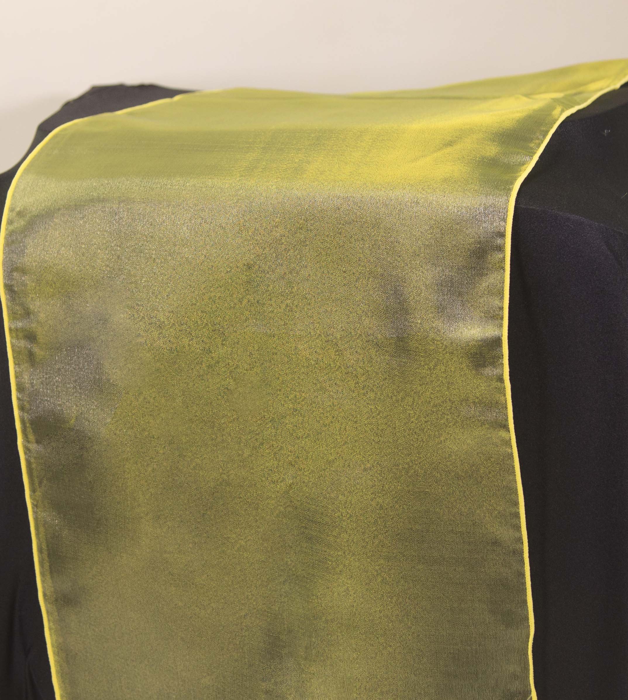 Organza Table Runners - Wedding Decor Party Events - Matching Sashes Available (Yellow)