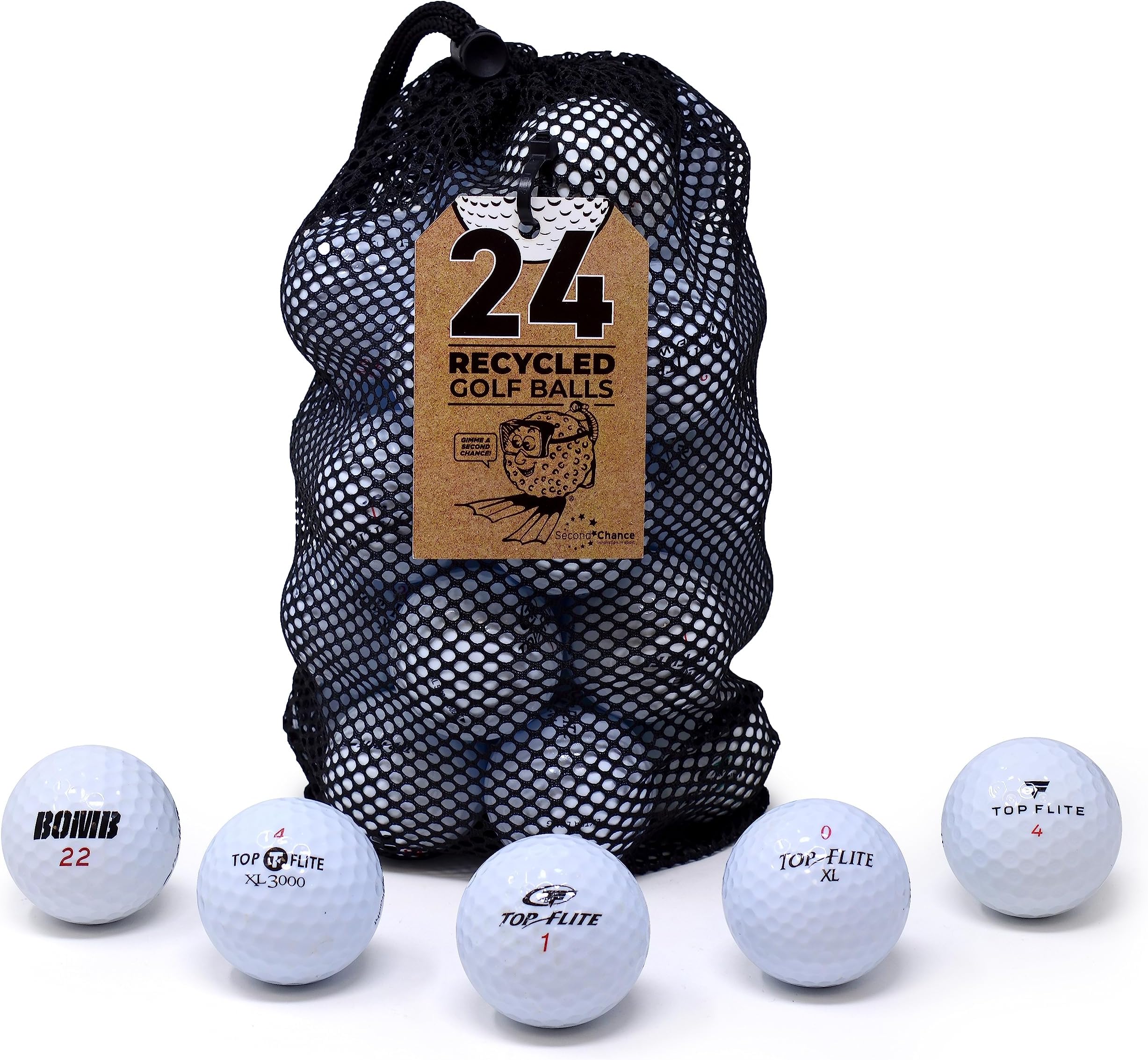 Second ChanceTop Flite Assorted Lake Golf Balls Grade A