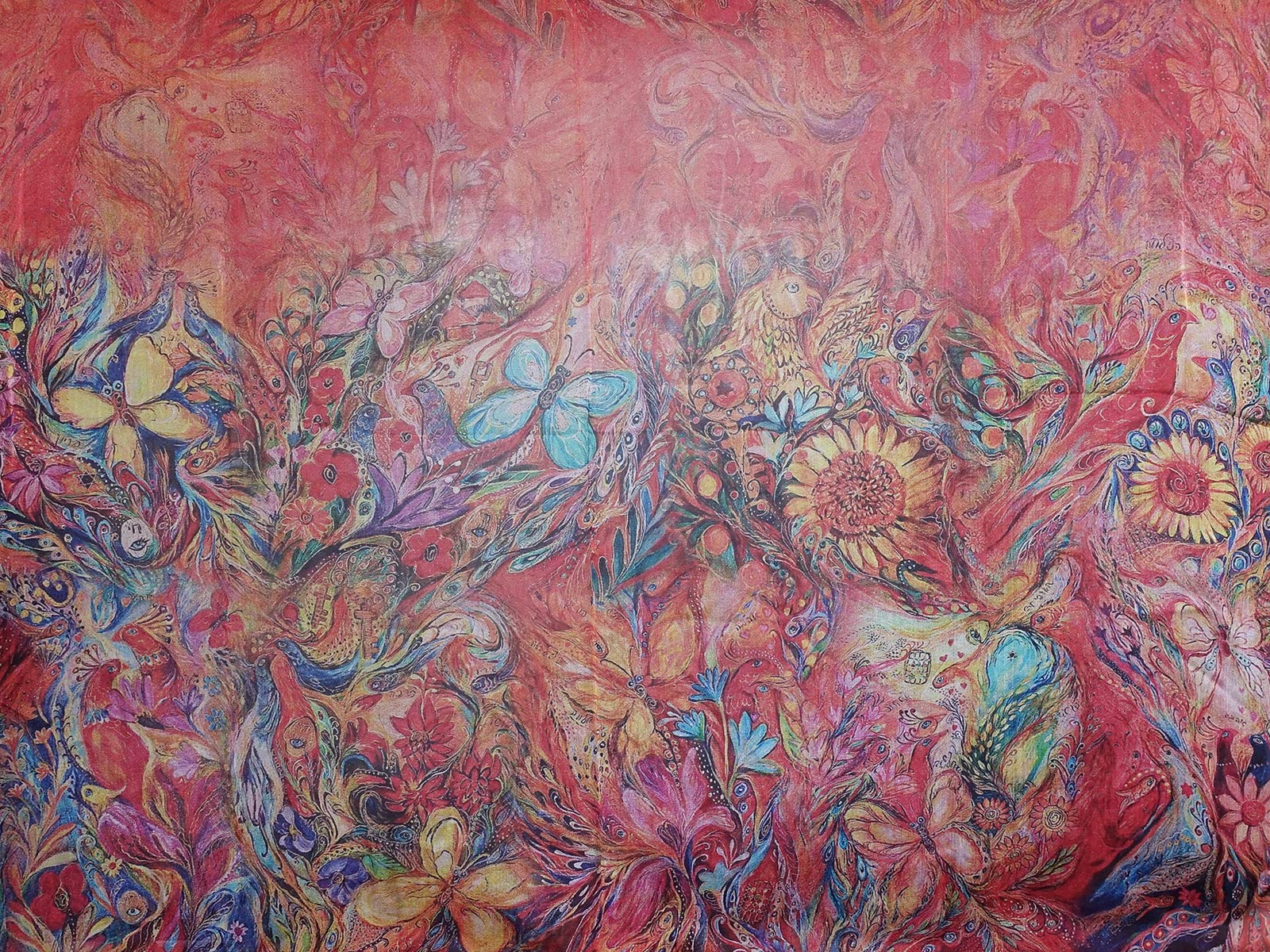 Sciarpa da donna in 100% seta, leggera, di lusso, 68 x 43 cm Color001. 90