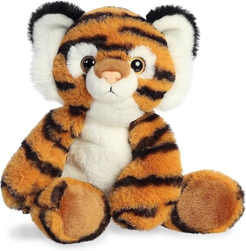 Aurora® Adorable Flopsie™ Topaz Tiger™ - Animal de peluche, facilidad para jugar, compañeros intemporales, color naranja, 12 pulgadas