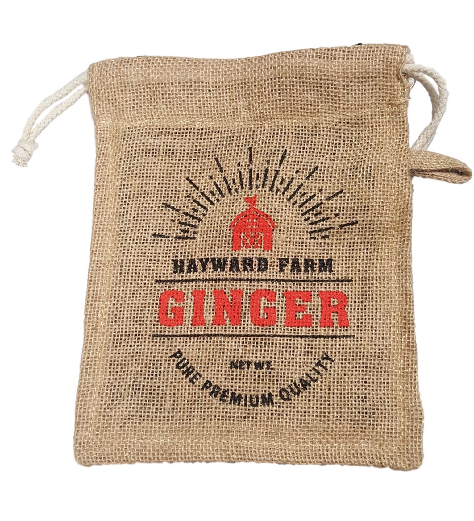 Eddingtons Hayward Farm Jute Hessian Ginger Storage Bag