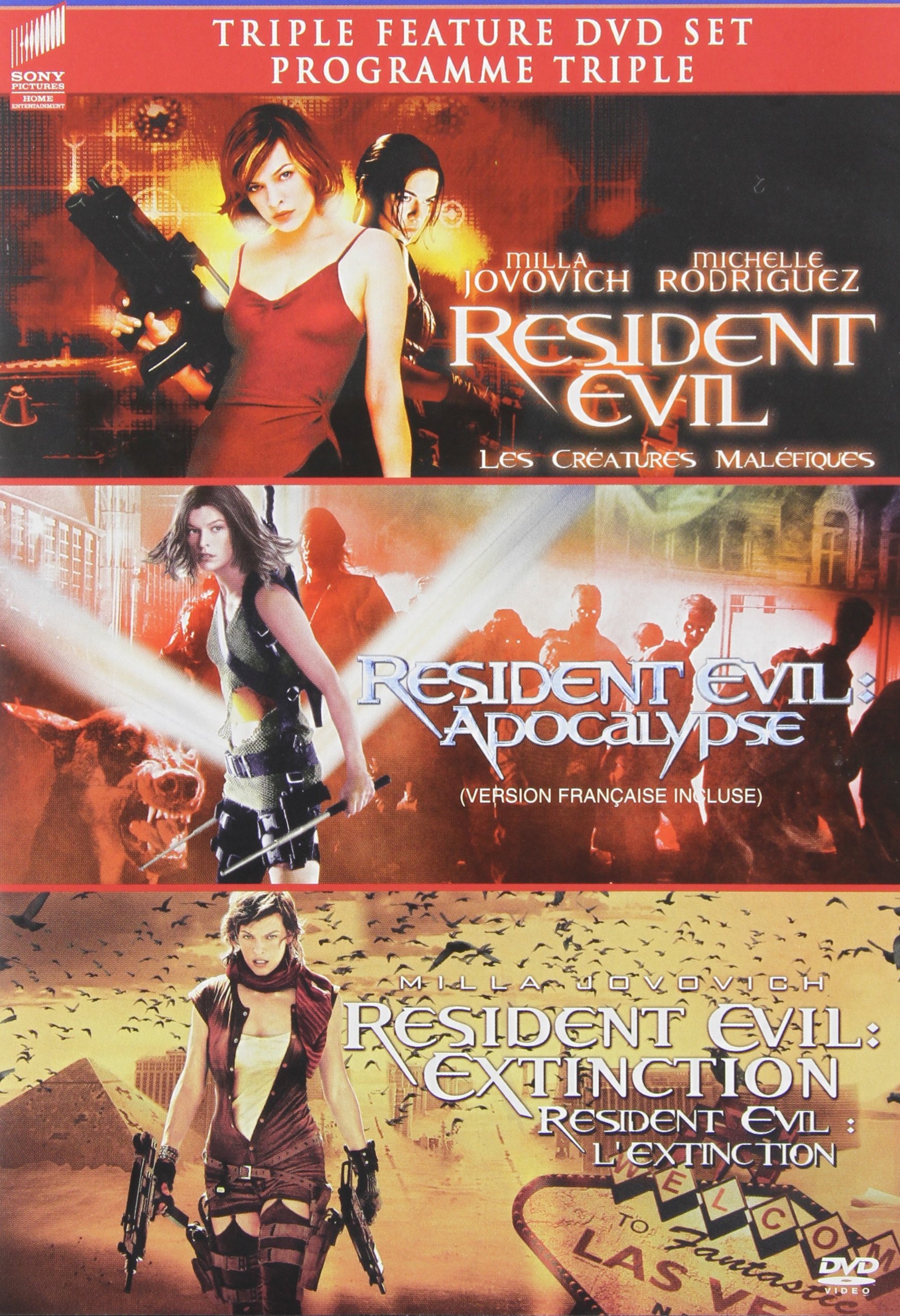 Resident Evil 1-3 Triple Feature Bilingual [DVD]
