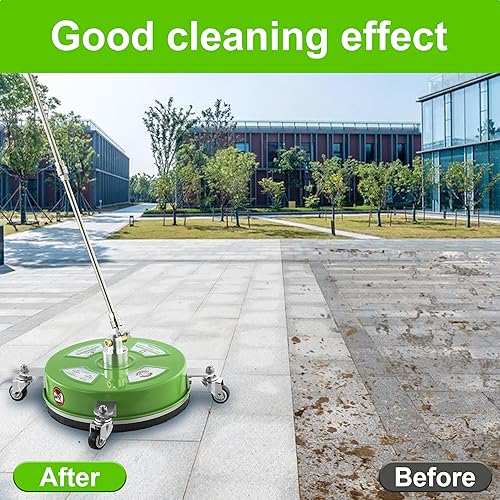 Miniatura 9 de PWACCS Manguera de lavado a presión de 50 pies x 1/4 pulgadas, manguera de lavado a presión, resistente a las torceduras, limpiador de superficie de