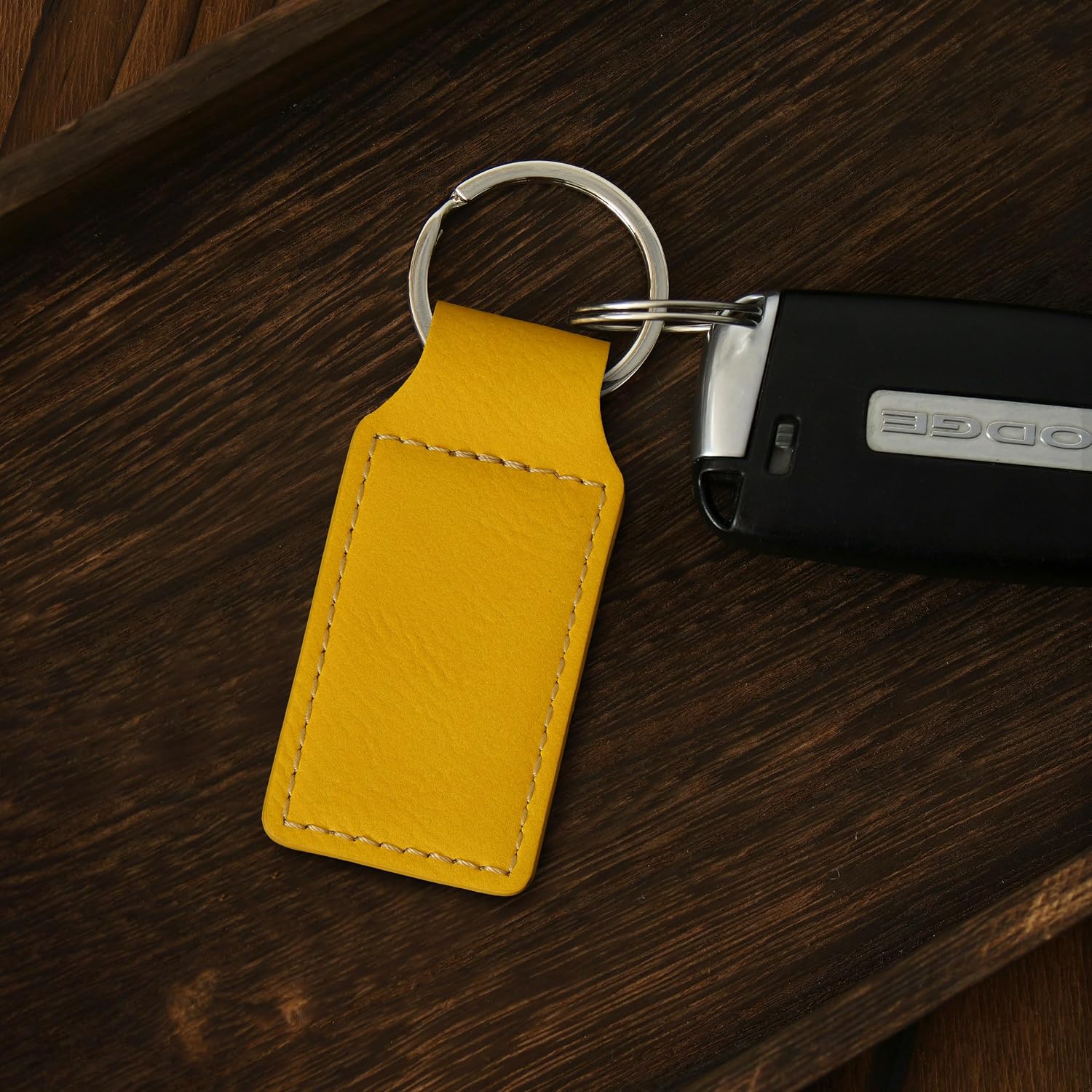 LaserGram Rectangle Keychain, RN Registered Nurse, Personalized Engraving Included