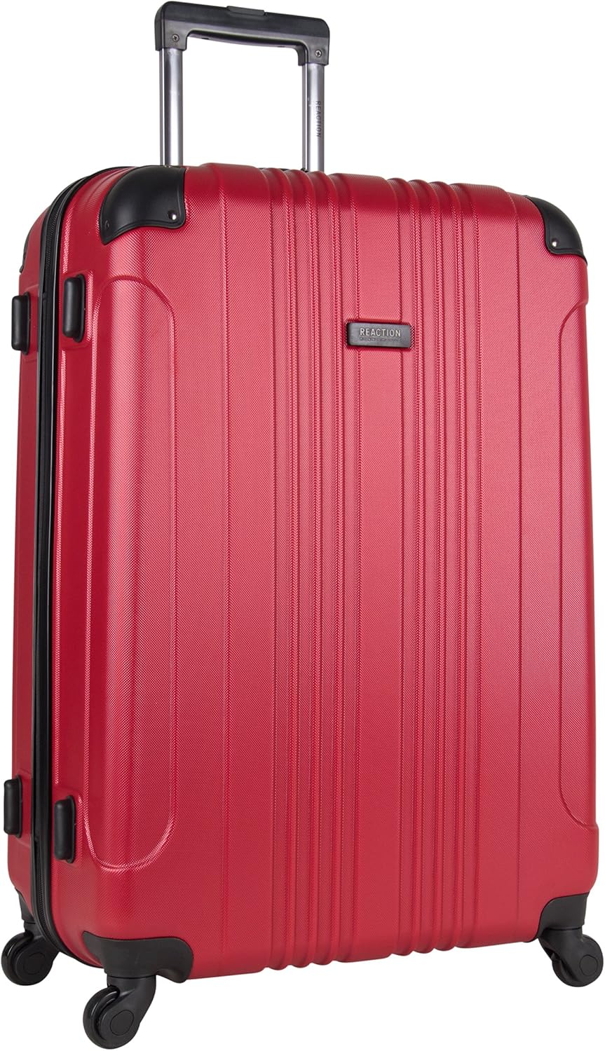  | KENNETH COLE REACTION Out Of Bounds 20-Inch Carry-On Luggage Lightweight Durable 4-Wheel Spinner Cabin Size Suitcase, Rose Gold | Suitcases