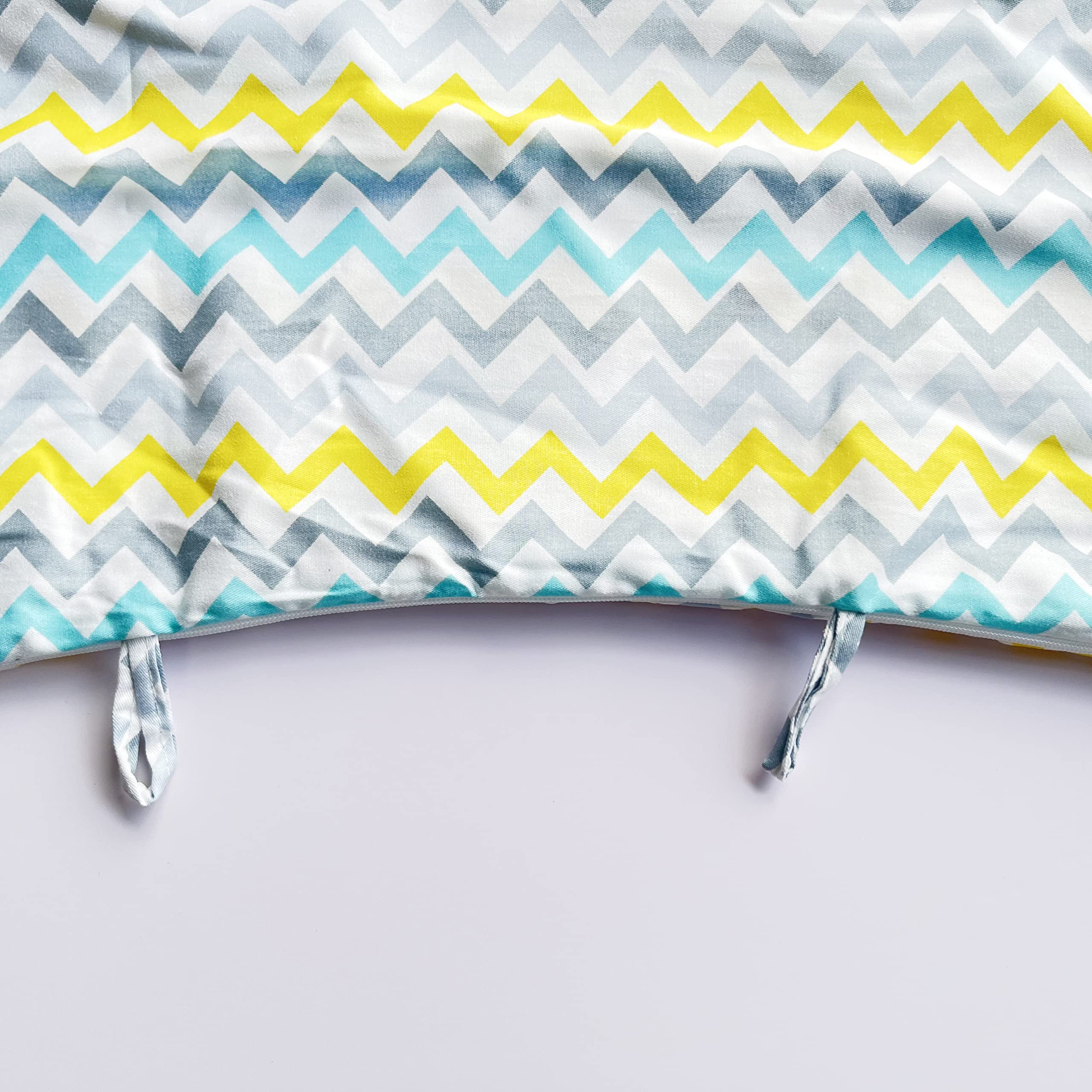ZARPMA Funda interior de cojín inflable compatible con silla alta IKEA Antilop (solo funda) (onda colorida)