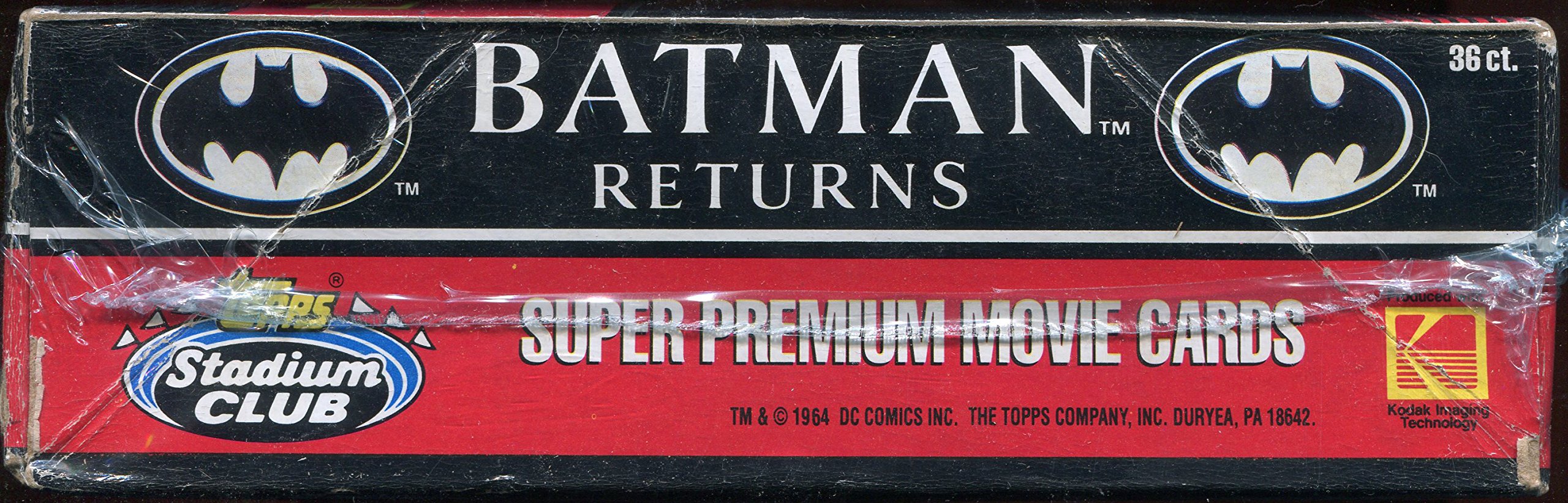Amazon.com: Batman Returns Super Premium Movie Trading Cards Box -36 Count  by Topps : Toys & Games