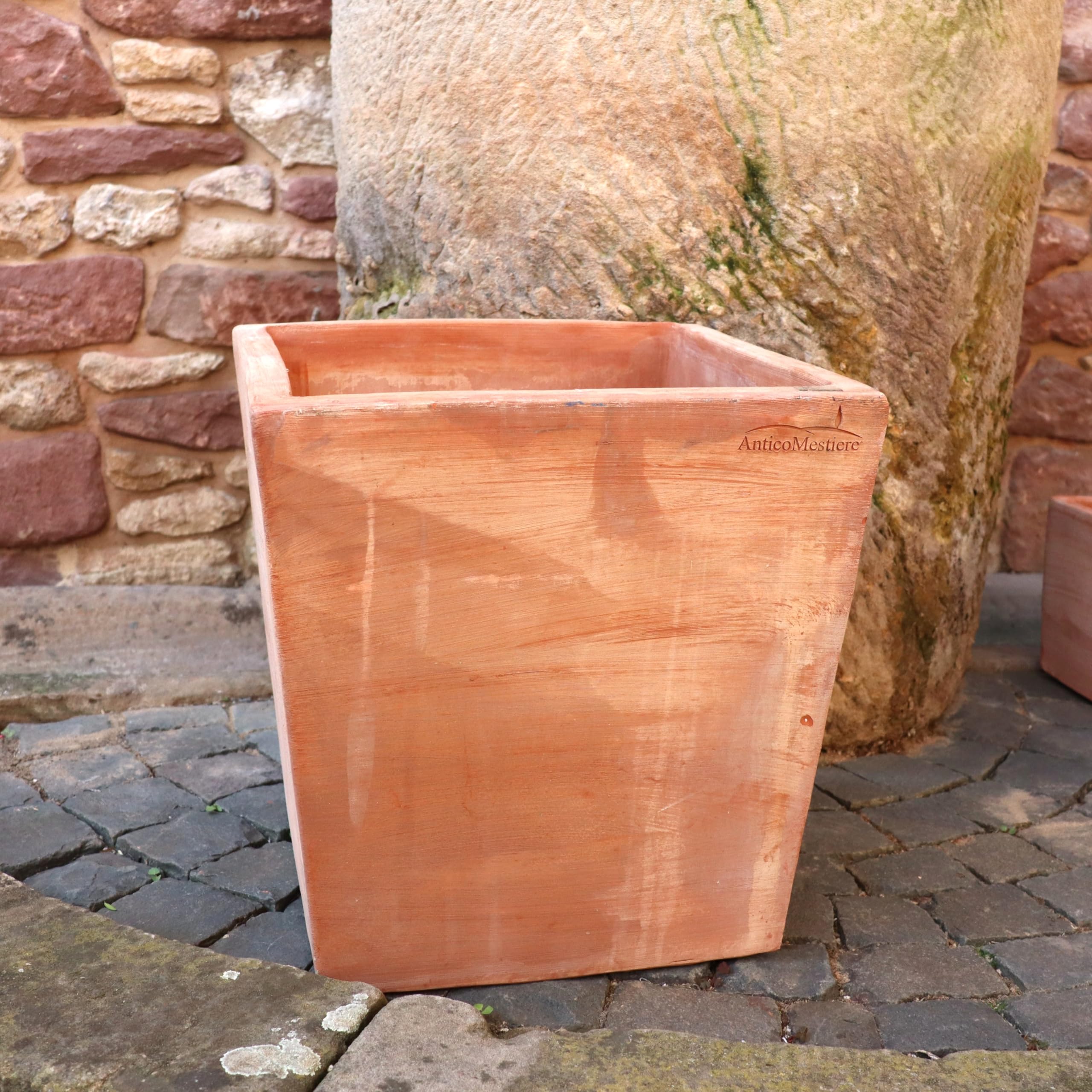Palatina Werkstatt Pflanzkübel rechteckig und quadratisch 30 cm, 40 cm, 50 cm, 60 cm - Das perfekte Pflanzgefäß für hre Lieblingspflanzen (40x40x40cm)