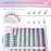JIMIRE 160Pcs Self Adhesive Eyelashes Natural Look 9-14MM Wispy Pre Glued Lash Clusters No Glue Needed Press on Lashes Clusters Reusable Self Adhesive Eyelash Clusters Beginners Friendly