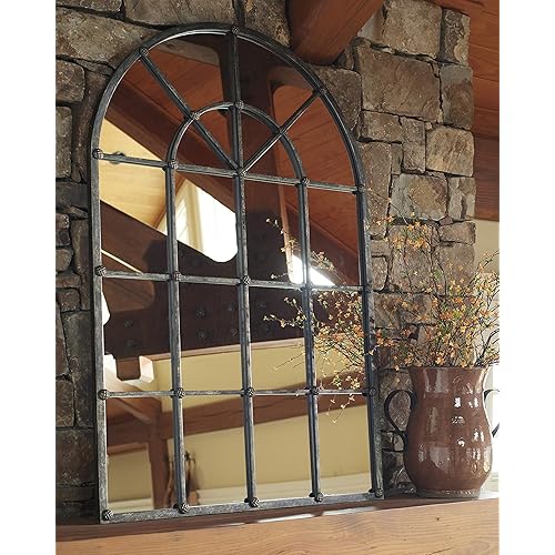 Signature Design by Ashley A8010025 Accent Mirror, Bronze