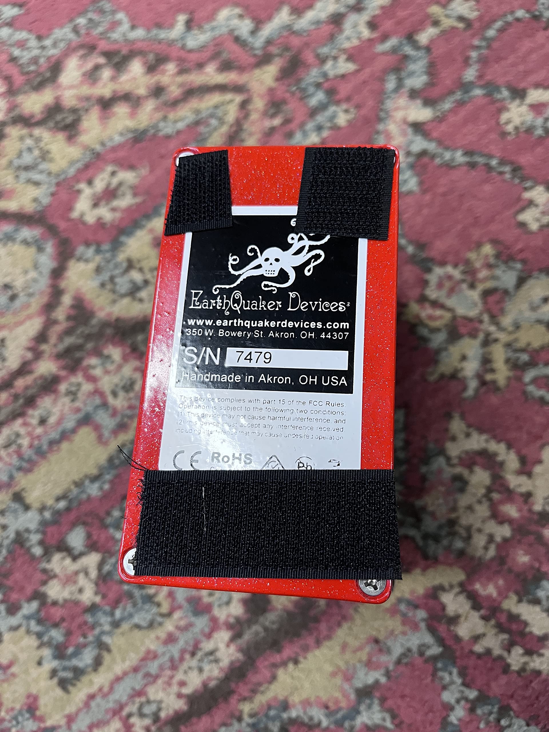 EarthQuaker Spatial Delivery V2 - Envelope Filter w/Sample Red Sparkle & Blue