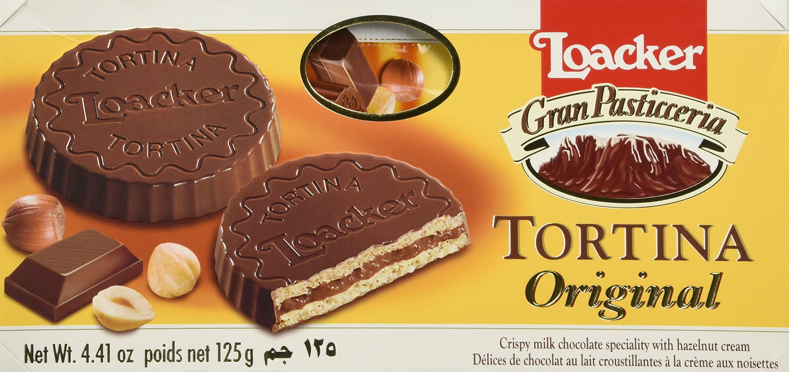 Loacker Cookies, Tortina, 4.41 Ounce (Pack of 12)
