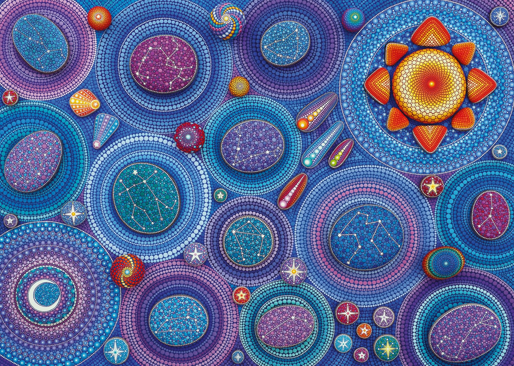 Ravensburger Celestial Constellations, 1000 piece Jigsaw Puzzle for Adults and Kids Age 12 and Up