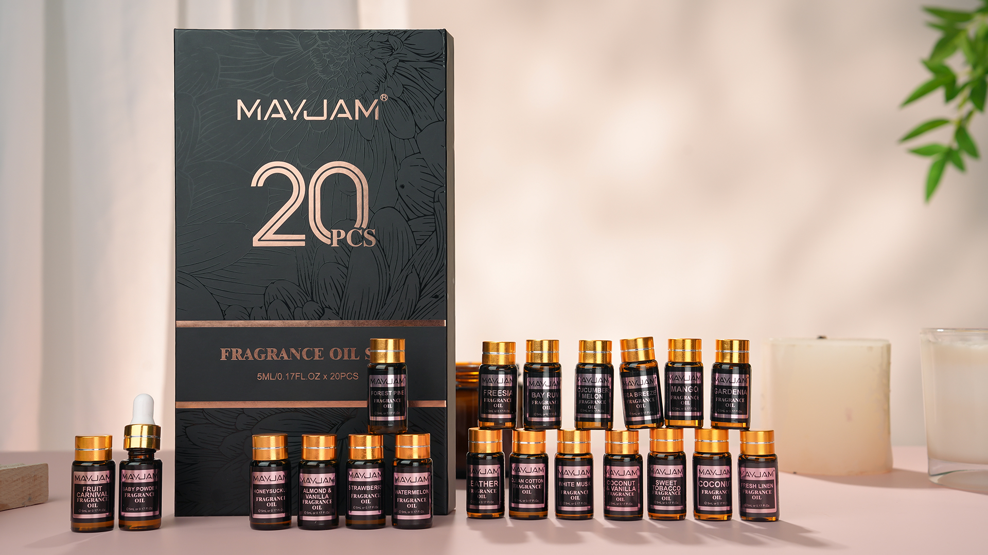 Amazon.co.jp: MAYJAM アロマオイル セット エッセンシャルオイル