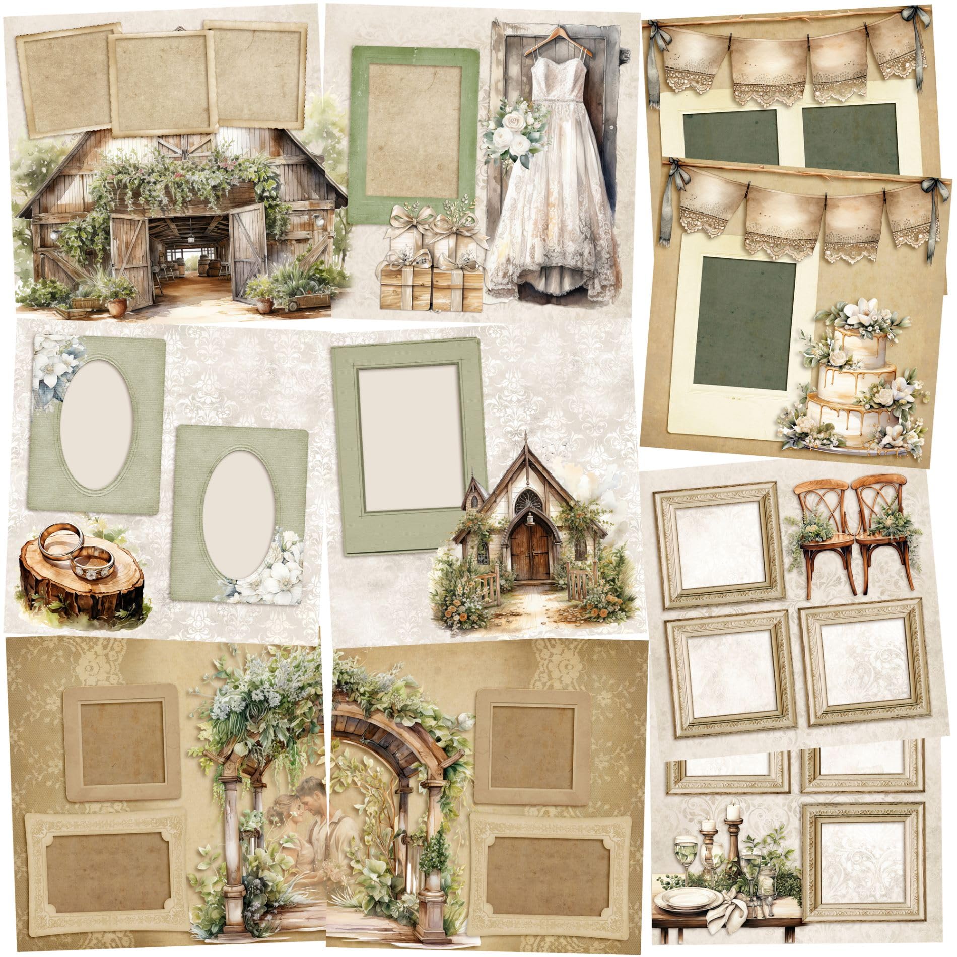 Rustic Wedding Scrapbook Ideas Rustic Wedding Table NPM 2 Premade Rustic Wedding Scrapbook Ideas Rustic Wedding Table NPM 2 Premade
