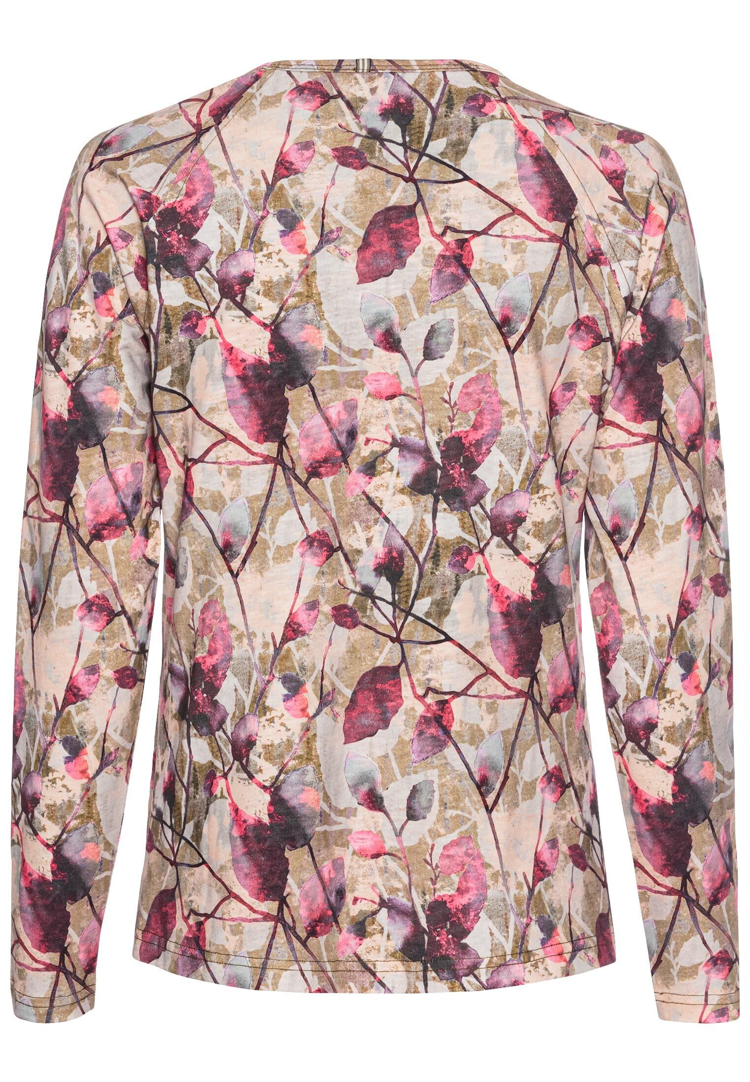 camel active Damen Langarmshirt aus Organic Cotton