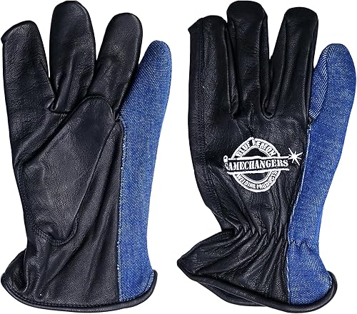 Blue Demon Gamechanger Shorties welding gloves, built-in kagan heat shield on pinky, excellent dexterity