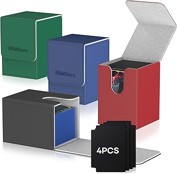 Mlikero大型卡片存储盒（适合100+单套卡片）