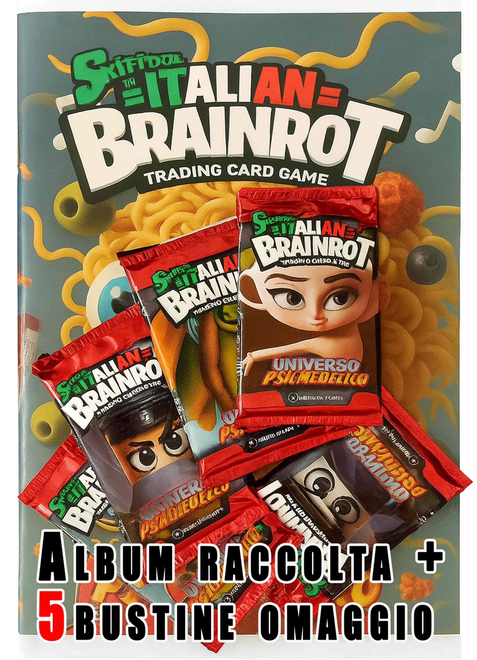 SKIFIDOL ITALIAN BRAINROT Exclusive Album + 5 Sealed Bags