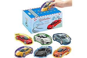 H1vojoxo 40Pcs Valentine's Day Soccer Valentines Box for Kids, Classroom Exchange, Party Favor