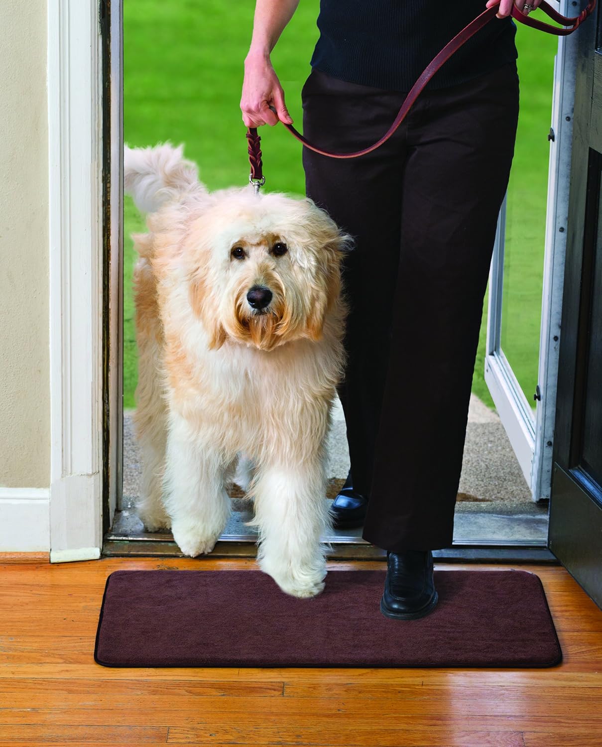 Envision Home Microfiber Boot and Shoe Entry Mat Tray, 16 by 32Inch